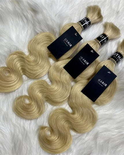 body wave 613 color 15A human hair bulk for braiding