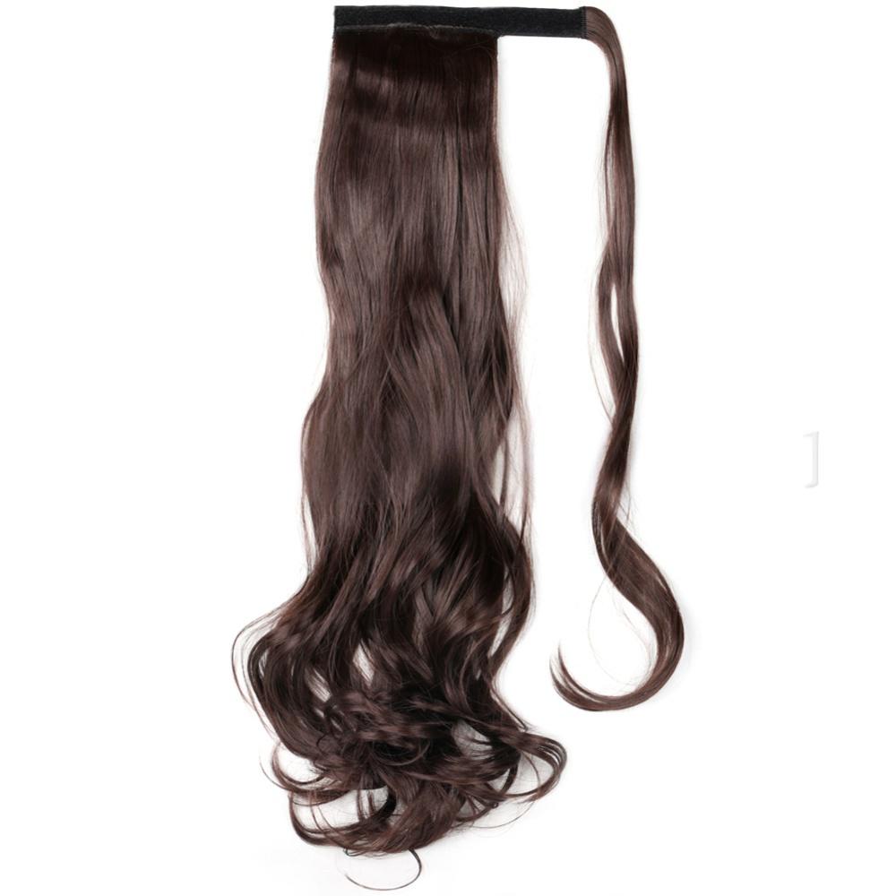 Invisible Ponytail Synthetic Fiber Big Wave Ponytail-2