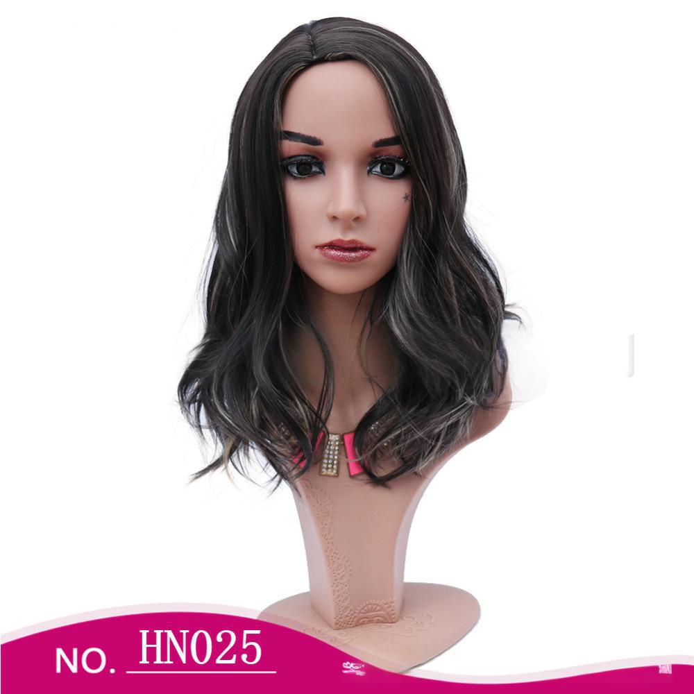 Partial short hair cosplay fiber wig-2