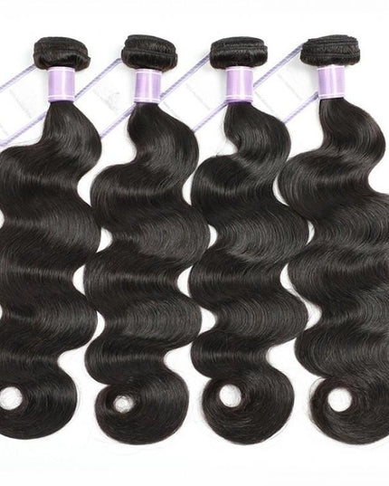 Body wave human hair Bundles Hair Weave 1pc natural black color