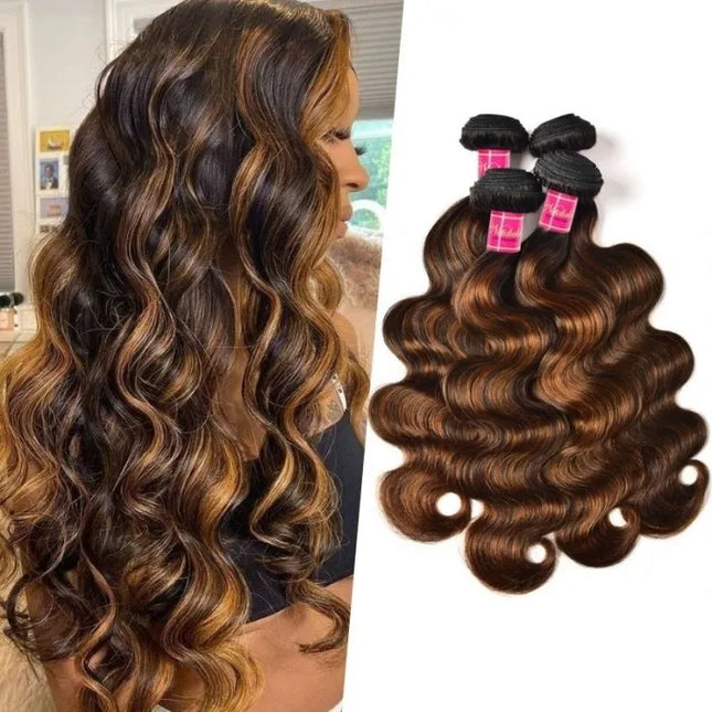Body Wave 1pcs P1B/30 ，100% Human Hair Bundles