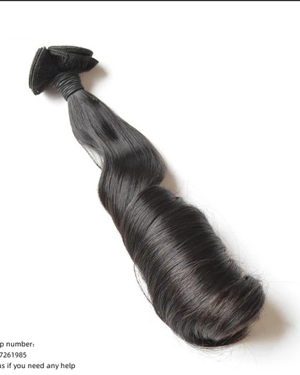 Funmi bouncy curl Premium Donor Virgin Hair Bundle Double drown 1 PC
