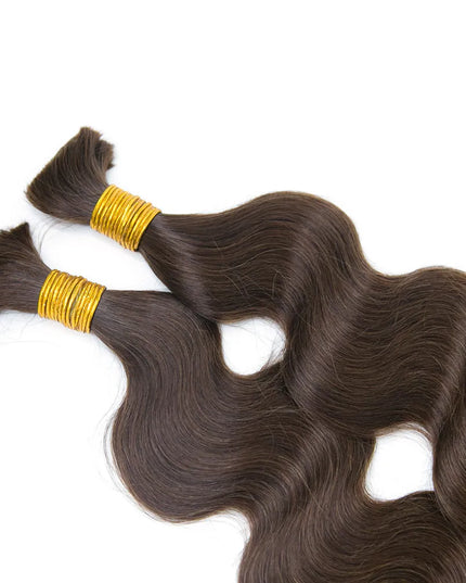 Body wave #4 color 15A human hair bulk for braiding