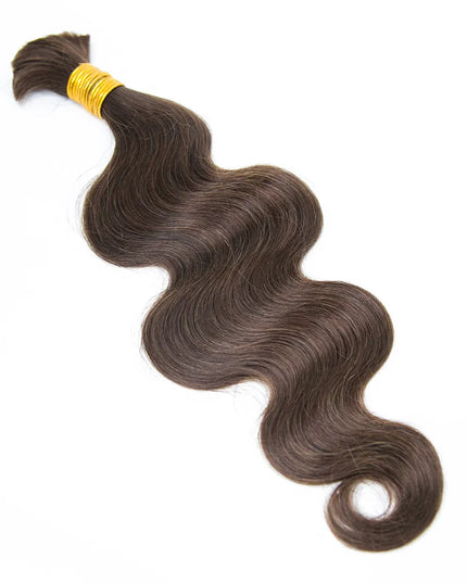 Body wave #4 color 15A human hair bulk for braiding