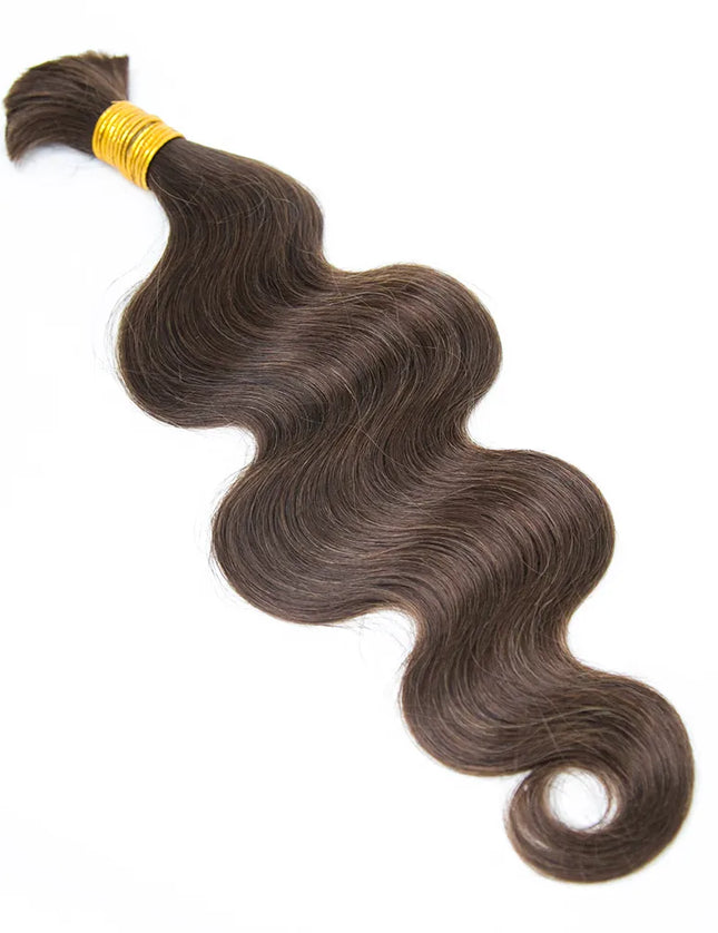 Body wave #4 color 15A human hair bulk for braiding