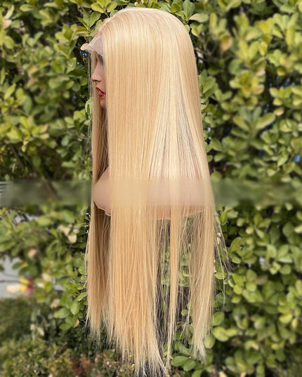 Synthetic lace frontal color wig---13*4---highlight blonde color--- pay 1 get 2