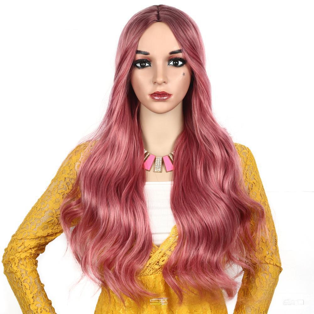 Fiber wig, gradient big waves