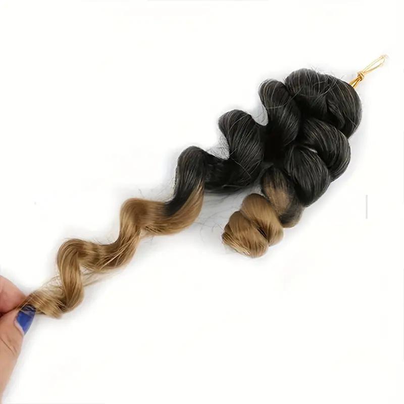 Fiber 10 inch loose wave Crochet Hair-2