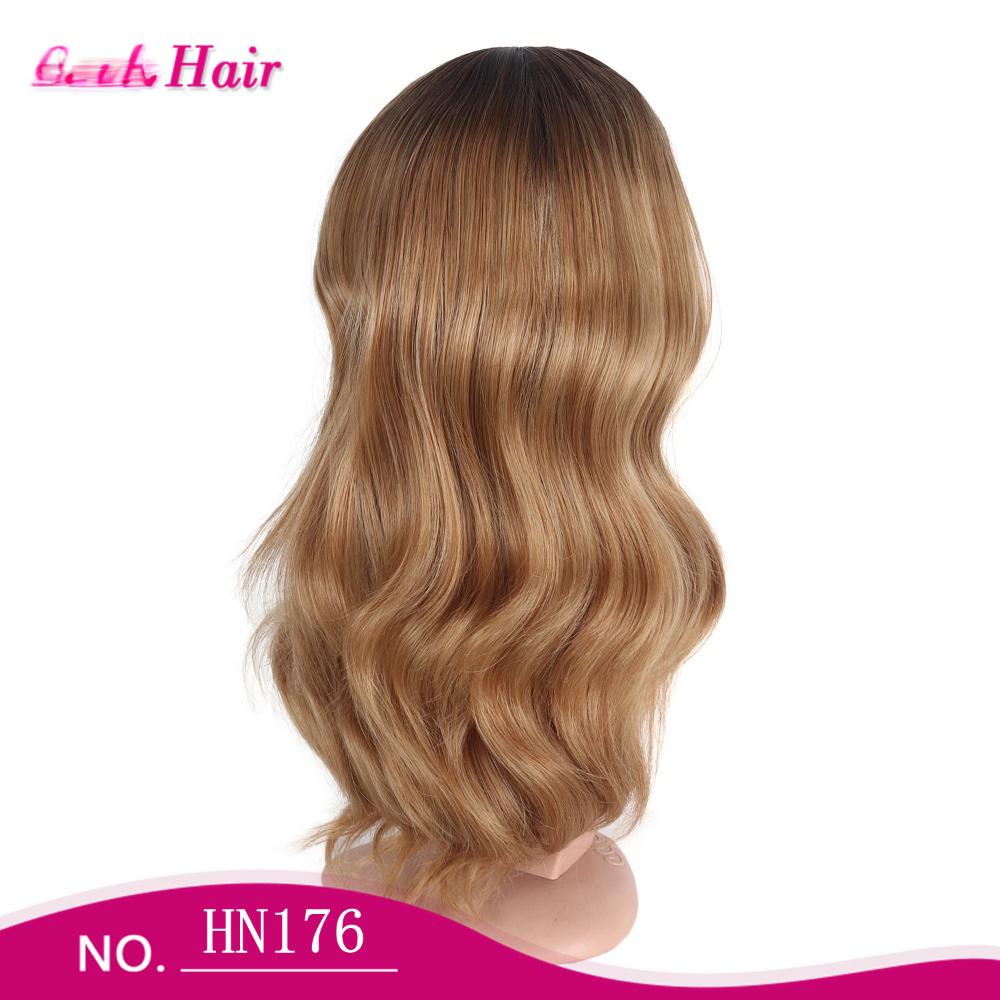 Fiber Wig big wave brown color