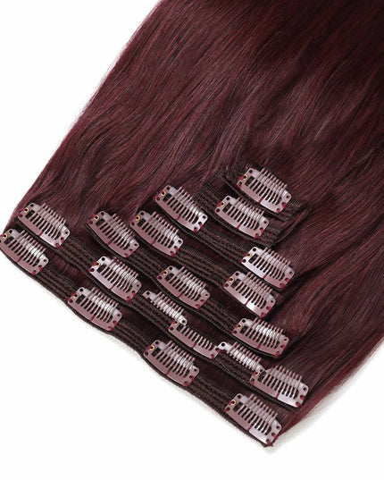 remy clip hair extensions-#967