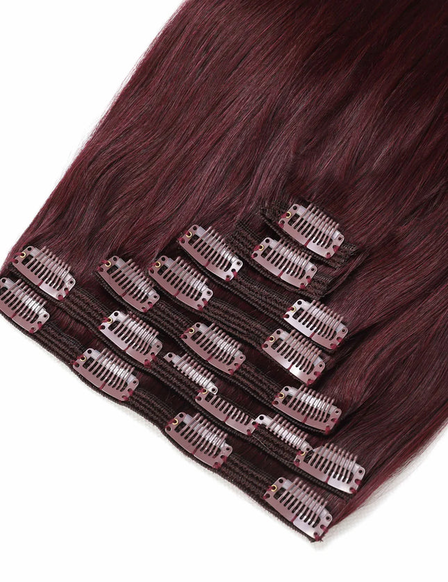remy clip hair extensions-#967