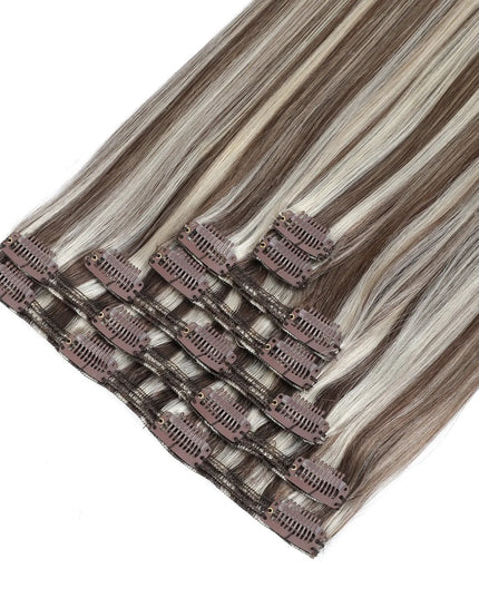 remy clip hair extensions--- Color #6