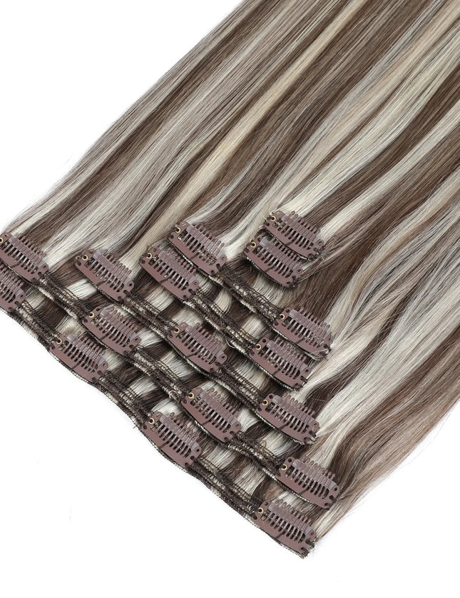 remy clip hair extensions--- Color #6