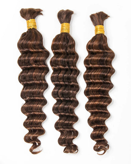 Loose deep wave P4/30 color 15A human hair bulk for braiding