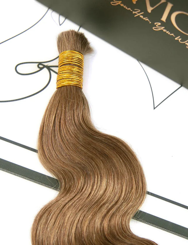 Body wave #8 color 15A human hair bulk for braiding