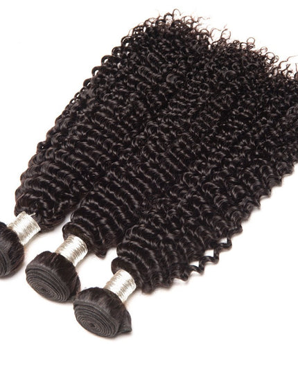 curly wave Virgin human hair bundles 1pc