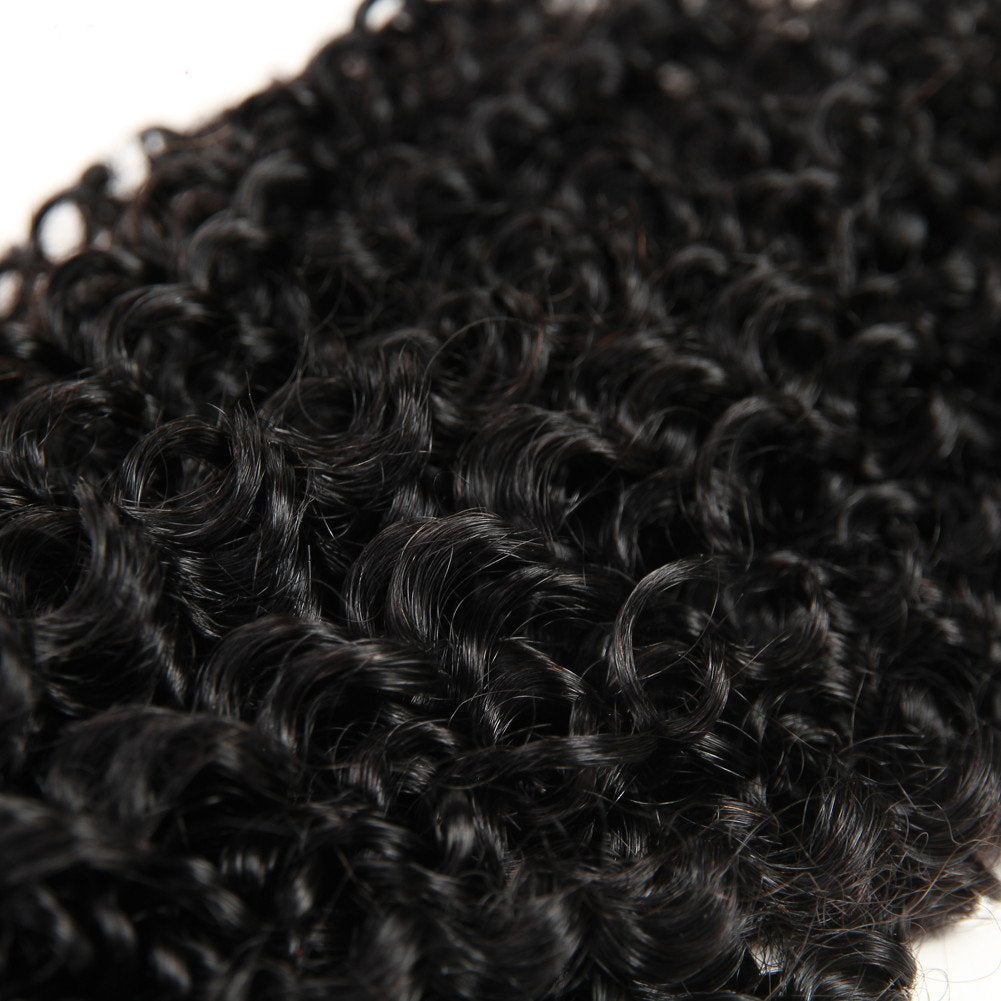 curly wave Virgin human hair bundles 1pc