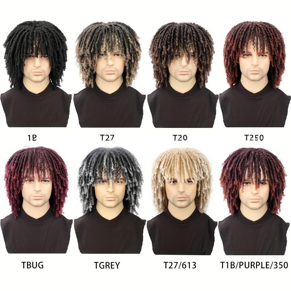 Fiber dread lock wigs for men-T30