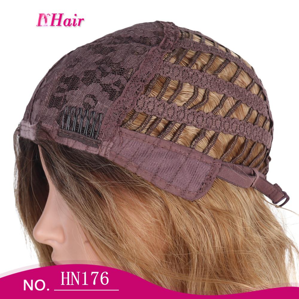 Fiber Wig big wave brown color