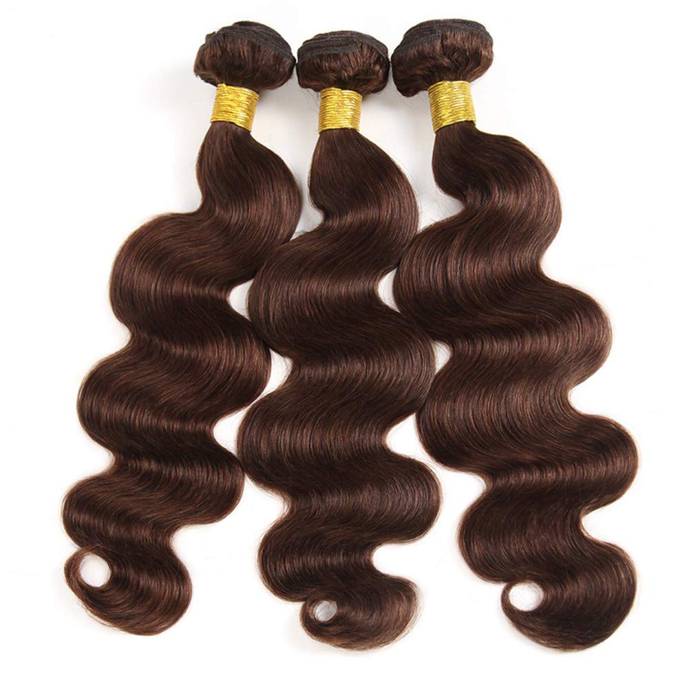 Dark brown Body wave 12A Virgin Hair bundle 1 pc