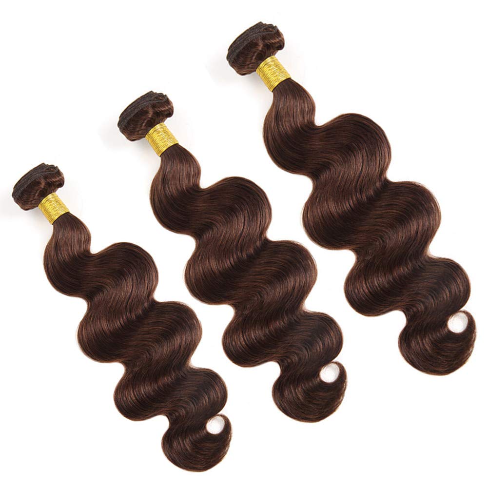 Dark brown Body wave 12A Virgin Hair bundle 1 pc