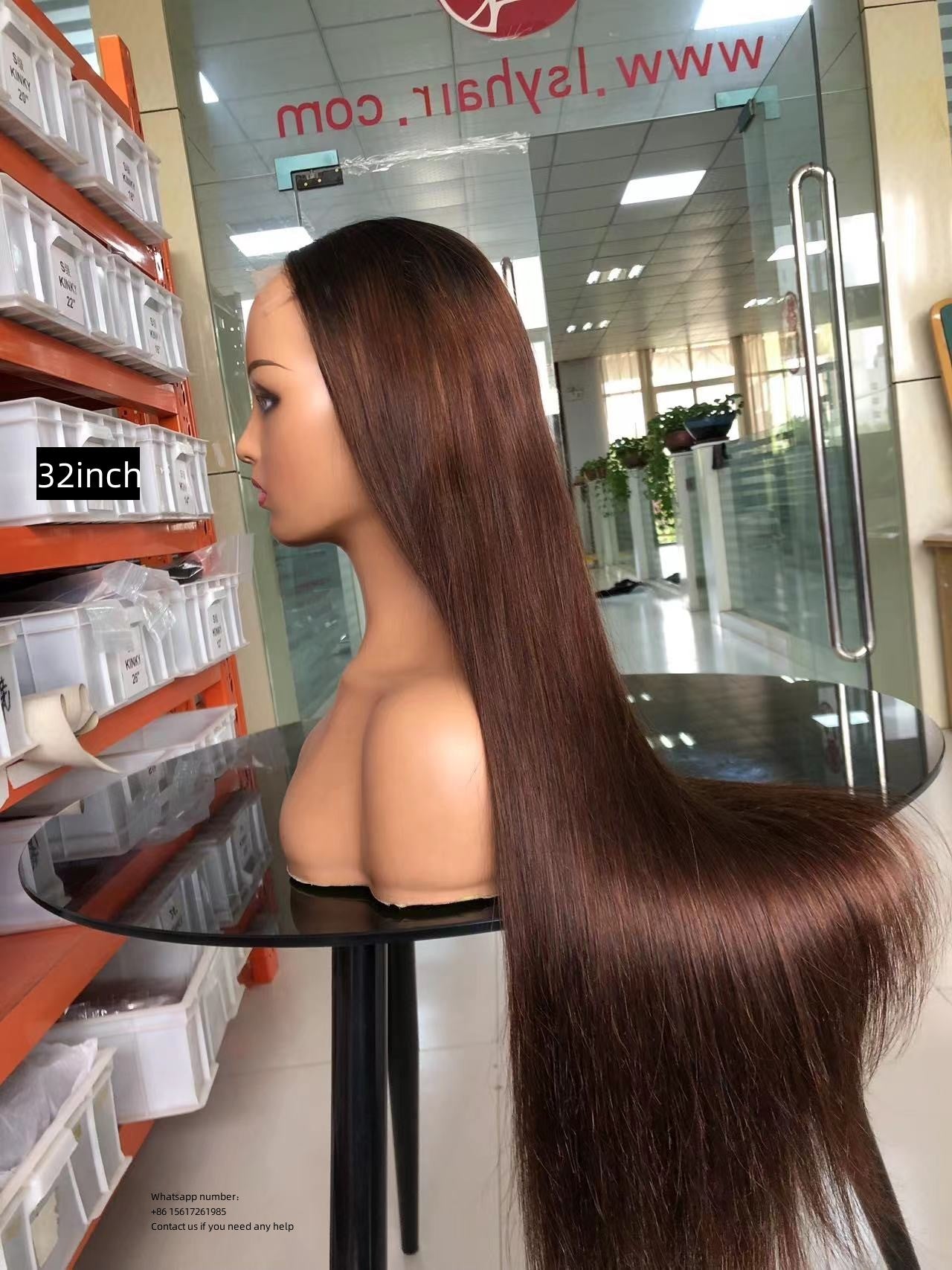 Dark Brown 4x4，5x5 Transparent Lace closure Straight  100% Virgin Human Hair LACE Wig  180% density