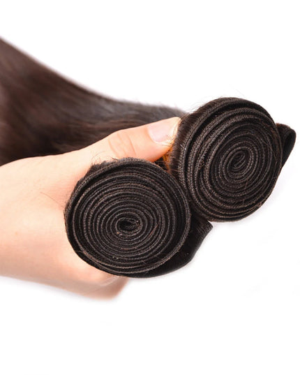 Straight dark brown human hair Bundles virgin Hair Weave 1pc