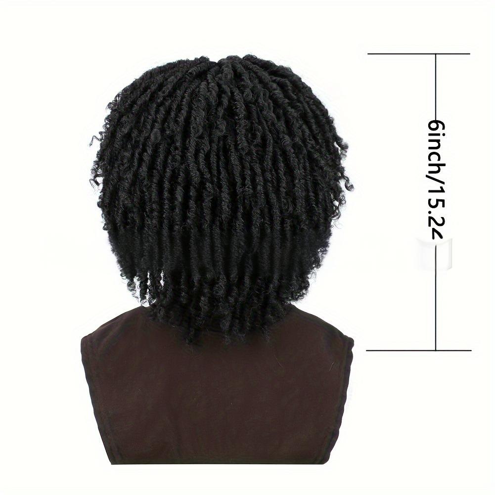 Fiber dread lock wigs for men-black