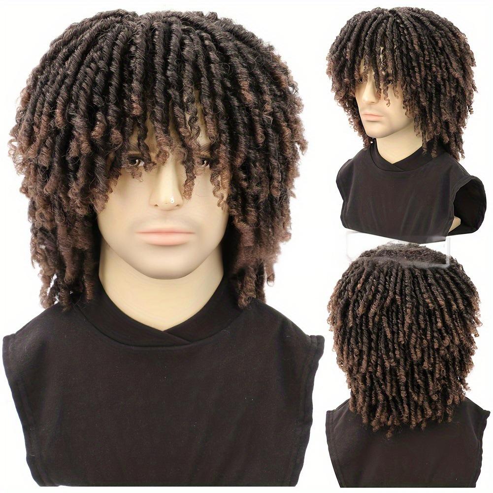 Fiber dread lock wigs for men-T30