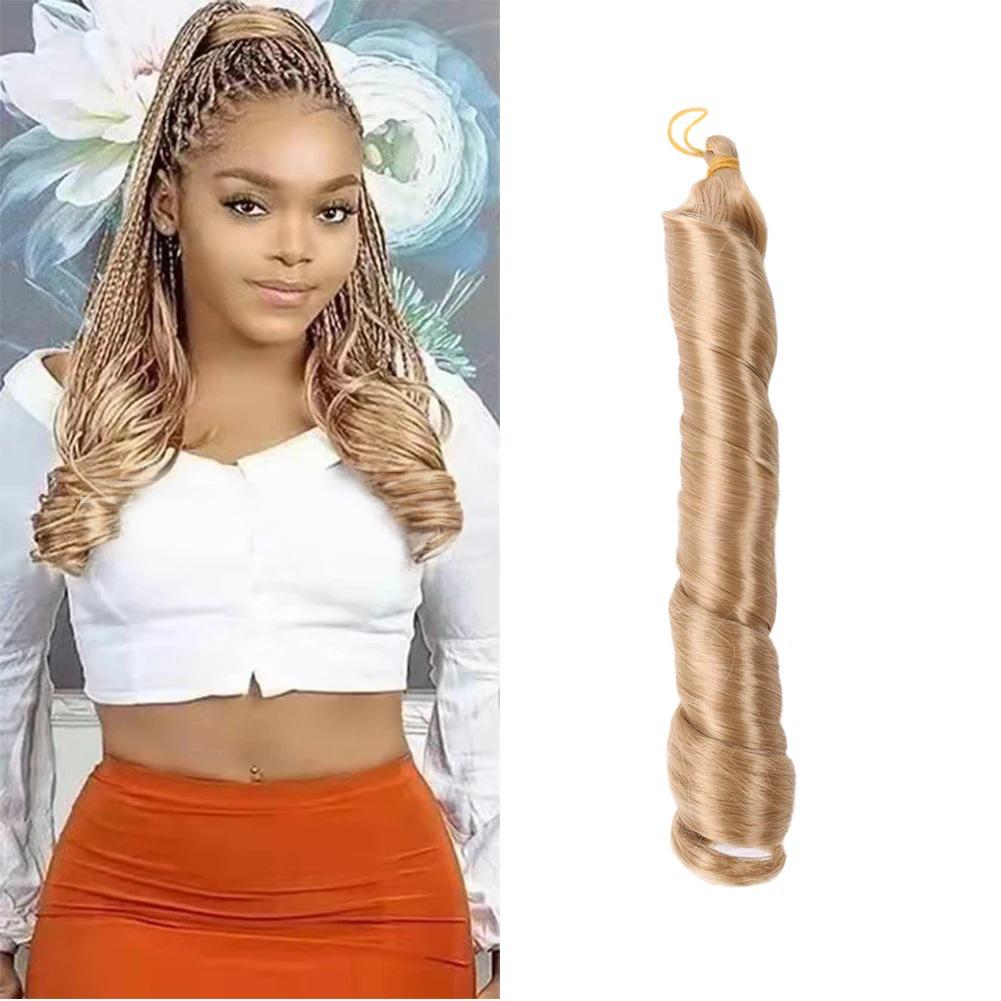 Loose Wave Crochet Hair Single-tube Big Curl Spiral Curl-6