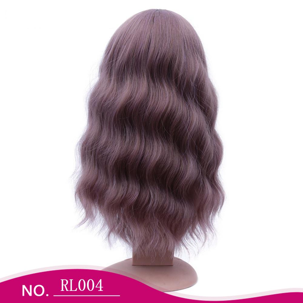 Fiber wig with a bang