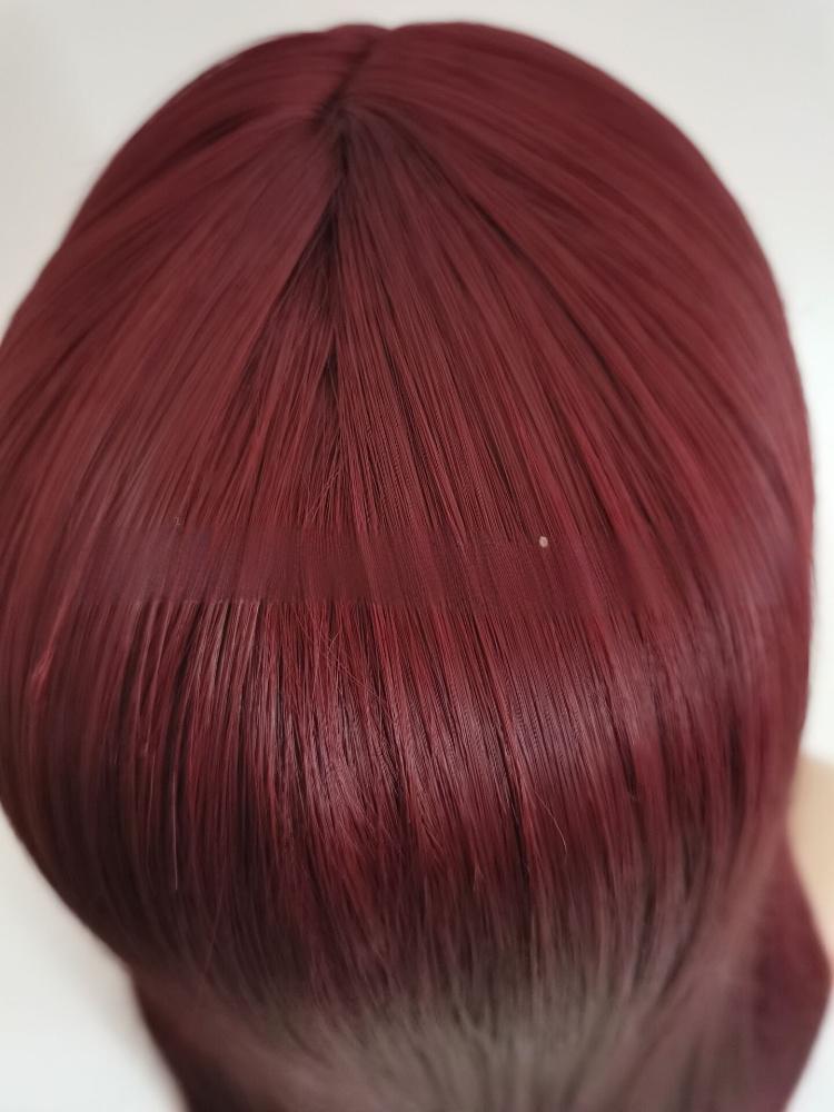 Fiber Long Straight  Wig-- 99j