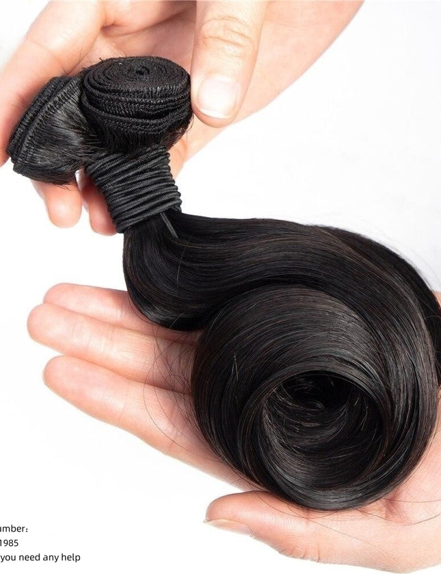 Funmi egg curl Premium Donor Virgin Hair Bundle Double drown 1PC