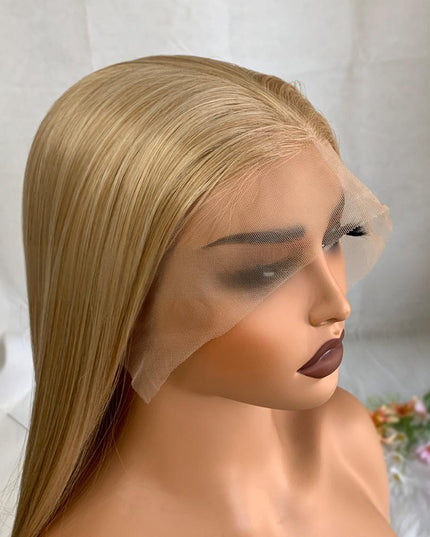 Synthetic lace frontal color wig---13*6---highlight blonde color