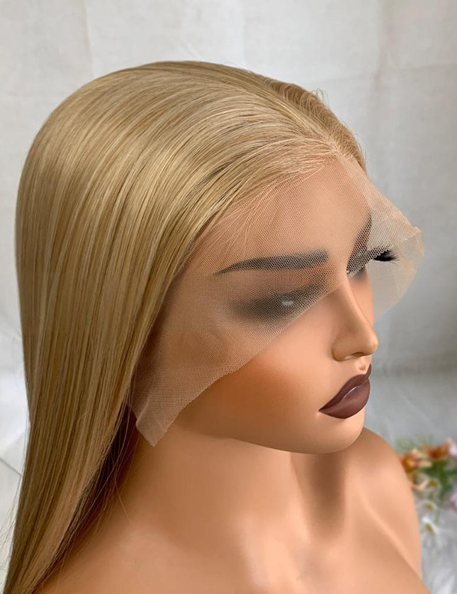 Synthetic lace frontal color wig---13*6---highlight blonde color