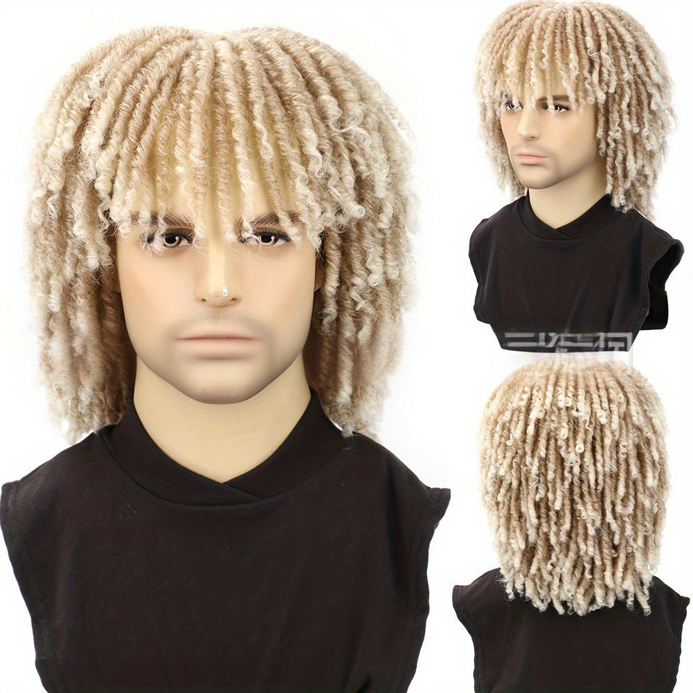 Fiber dread lock wigs for men-27/613