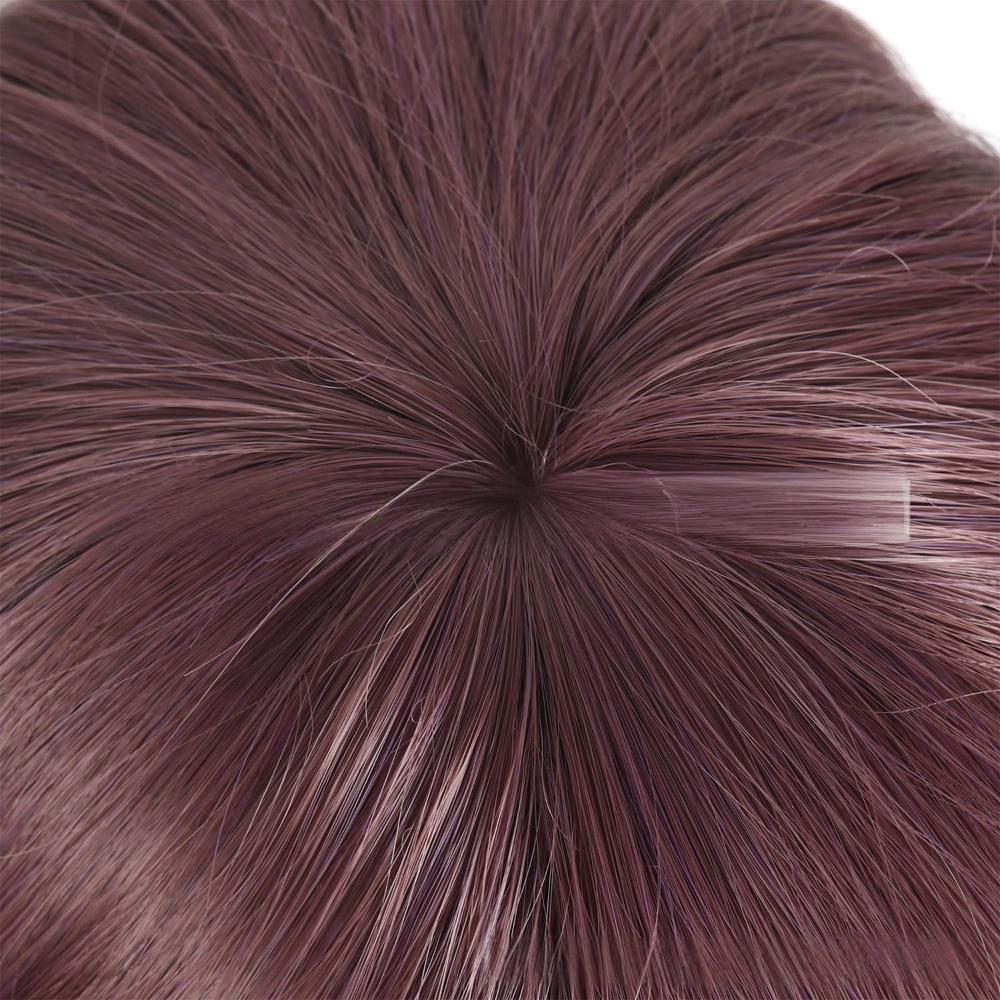 Cosplay fiber wig with a bang