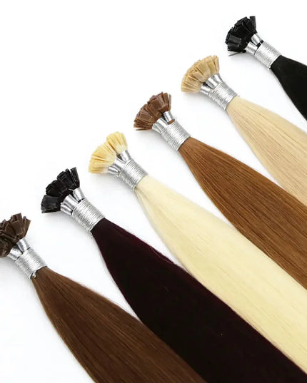 Flat tip hair extensions- 001