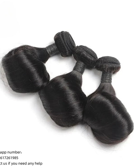 Funmi name8 Premium Donor Virgin Hair Bundle Double drown 1PC