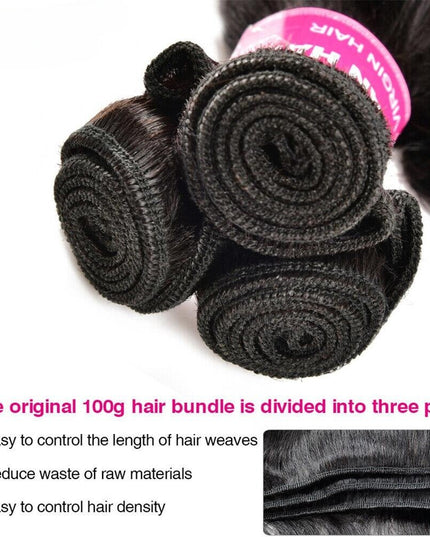 Funmi Italian curl Premium Donor Virgin Hair Bundle Double drown 1PC