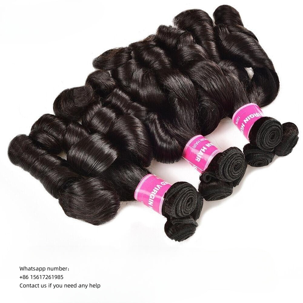 Funmi Italian curl Premium Donor Virgin Hair Bundle Double drown 1PC