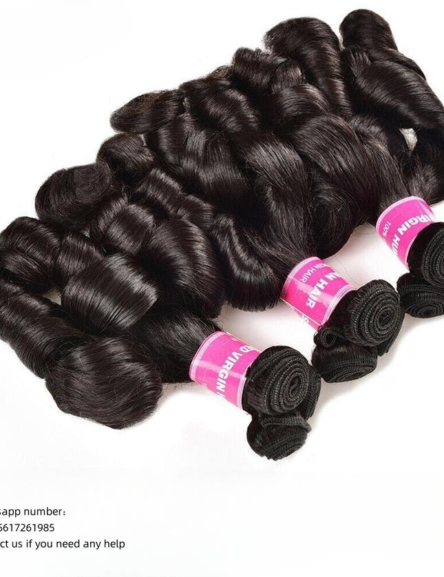 Funmi Italian curl Premium Donor Virgin Hair Bundle Double drown 1PC