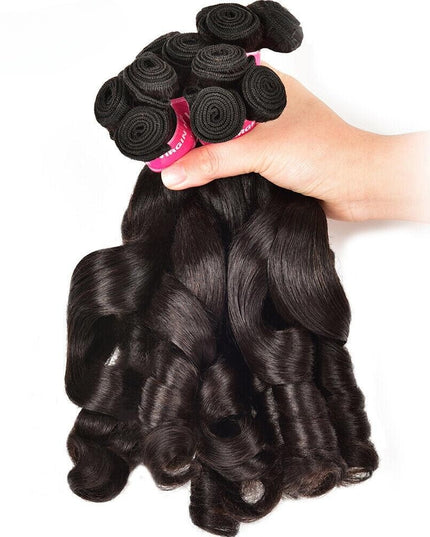 Funmi Italian curl Premium Donor Virgin Hair Bundle Double drown 1PC