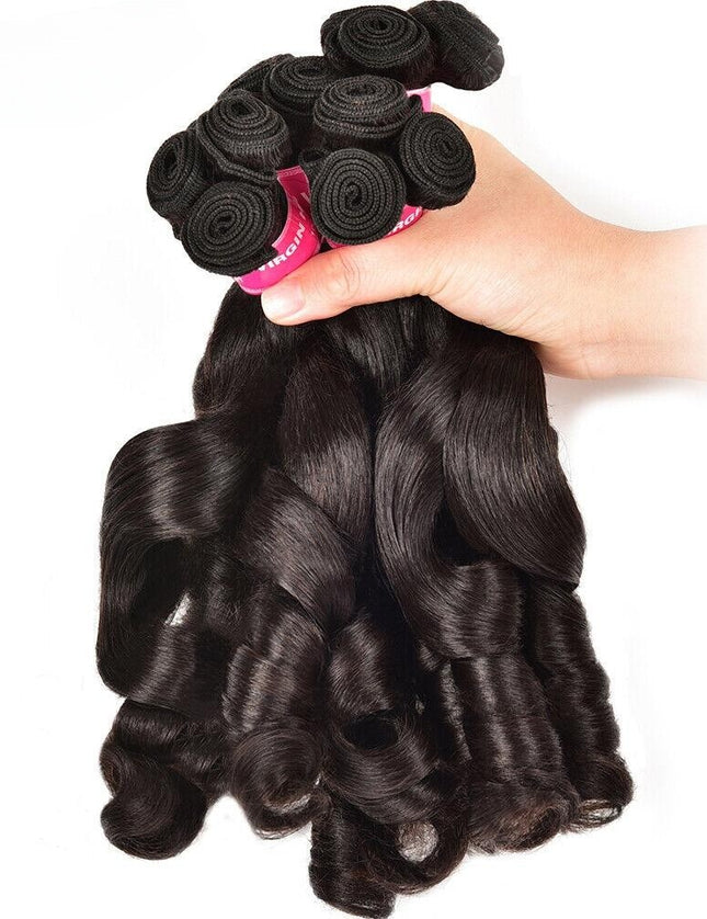 Funmi Italian curl Premium Donor Virgin Hair Bundle Double drown 1PC