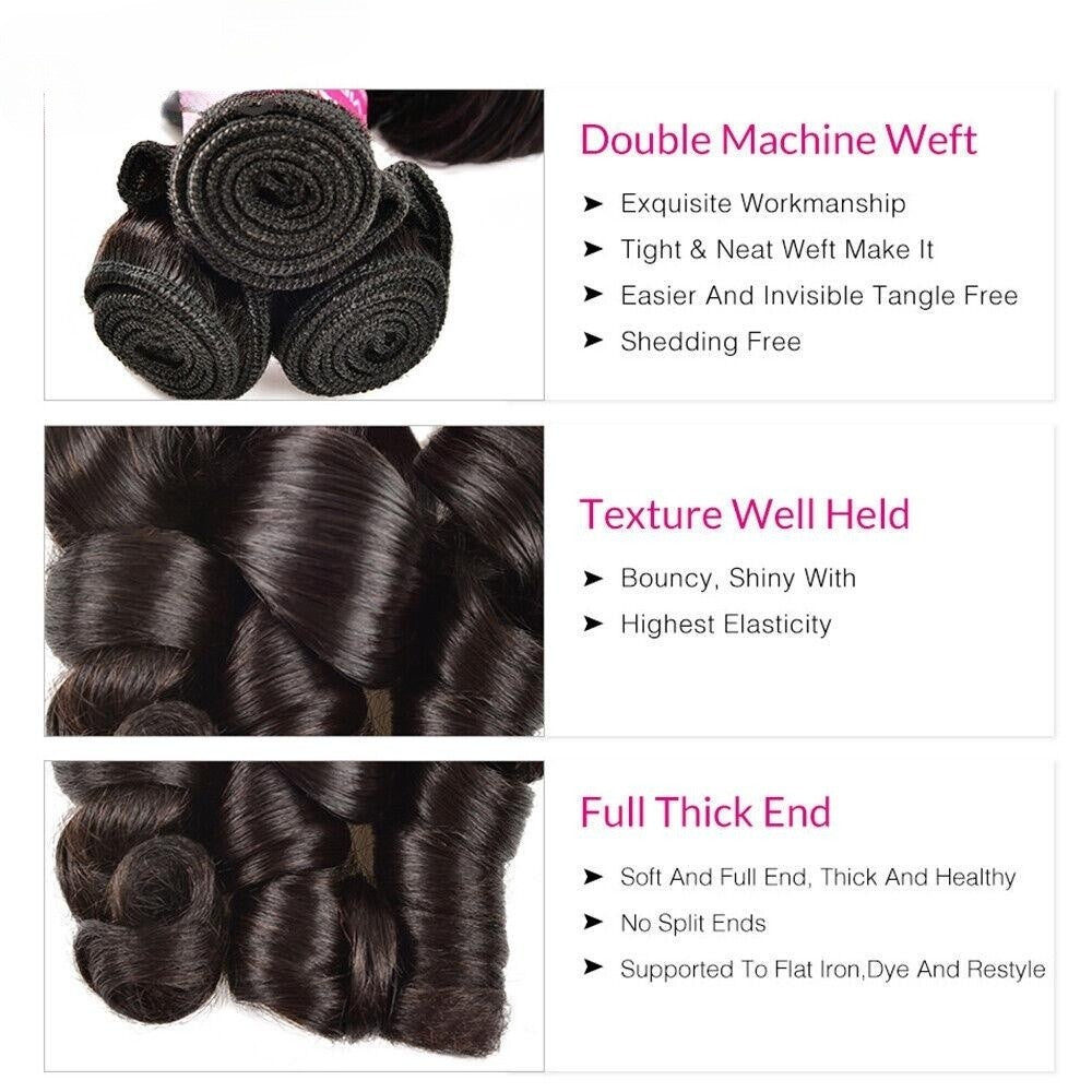 Funmi Italian curl Premium Donor Virgin Hair Bundle Double drown 1PC