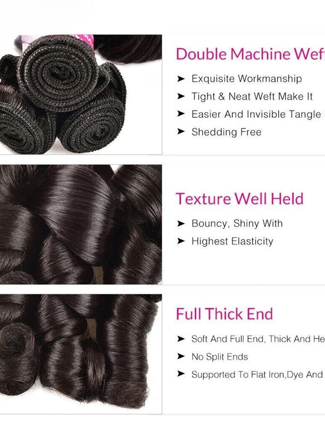 Funmi Italian curl Premium Donor Virgin Hair Bundle Double drown 1PC