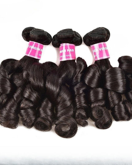 Funmi Italian curl Premium Donor Virgin Hair Bundle Double drown 1PC