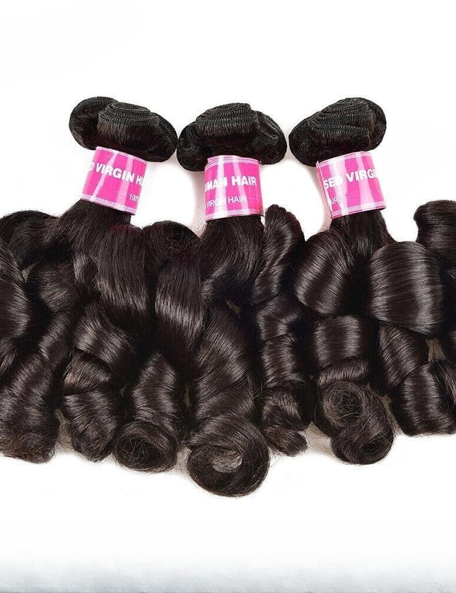 Funmi Italian curl Premium Donor Virgin Hair Bundle Double drown 1PC