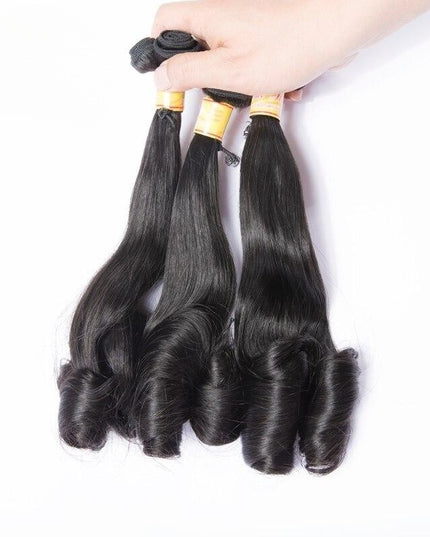 Funmi name5 Premium Donor Virgin Hair Bundle Double drown 1PC