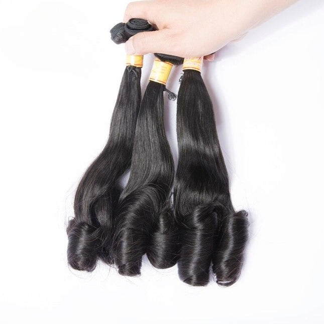Funmi name5 Premium Donor Virgin Hair Bundle Double drown 1PC